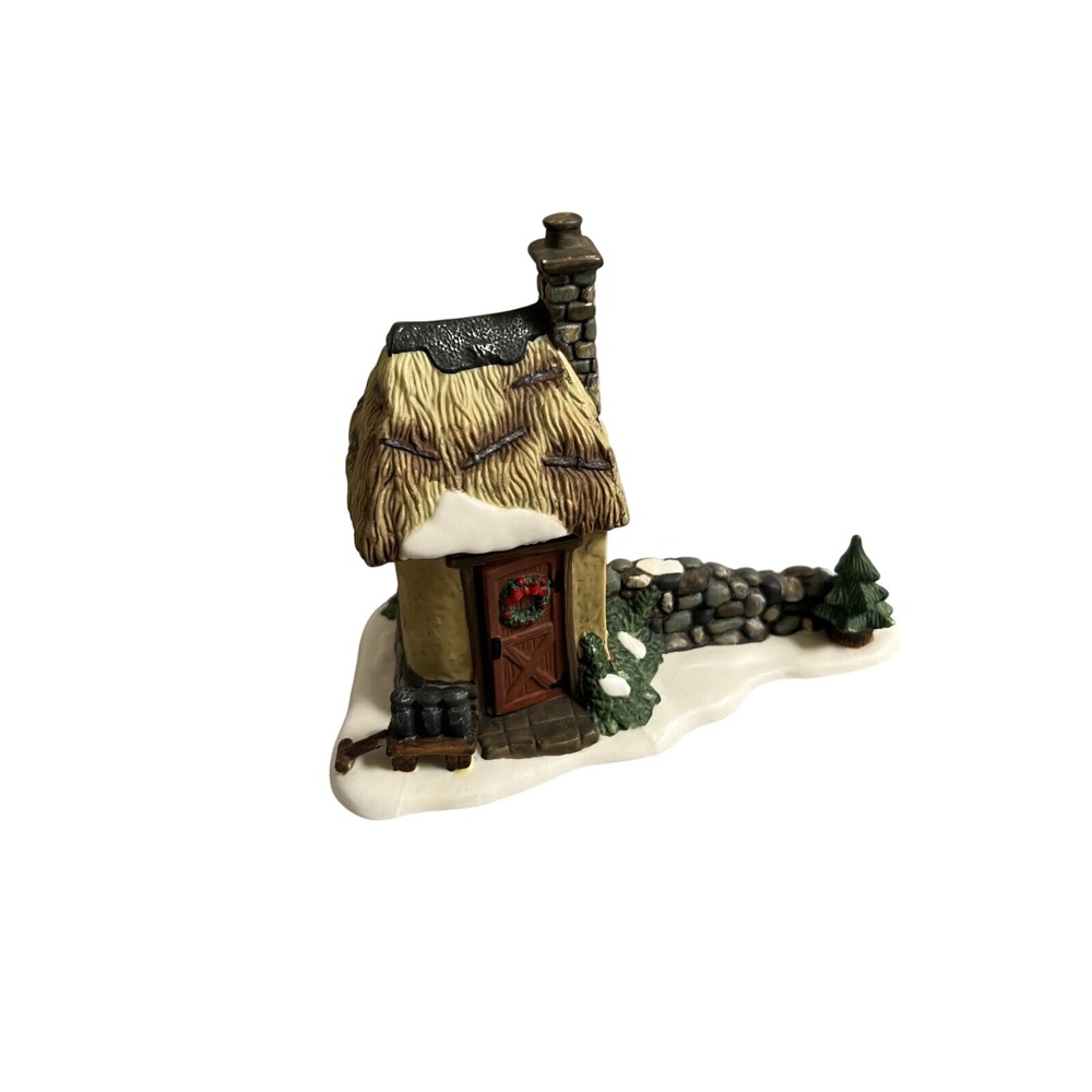 Lemax Carole Towne O'Well Milk House Stone Wall Christmas Village Retired